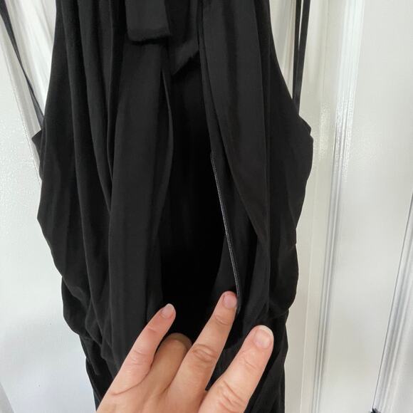 NWT Eliza J Womens Sleeveless Mock Neck Halter Jumpsuit Size 2 - Picture 10 of 12